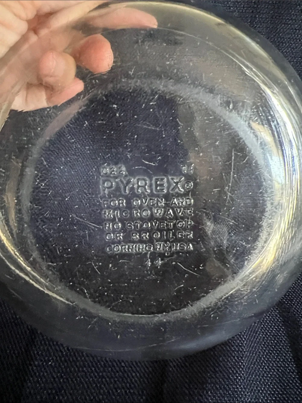 Pyrex 002 Clear Glass Oval Casserole with Lid 682-C 1 quart Casserole Dish
